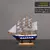 Imagem do Modelo de barco de pirata, barco pequeno de madeira, decoração de bolo, barco