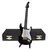 Mini guitarra elétrica de madeira, modelo de guitarra em miniatura, instrumento - comprar online