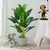 1pc plantas artificiais grande palmeira tropical falso plantas de banana folhas - loja online
