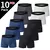4/10 peças cuecas - roupa interior masculina para adolescentes pai-filho simples e elegante - comprar online