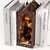 Casa madeira decorativa enconsto de livros - Diy livro nook kits de madeira casa boneca kit construção casa mágica na internet