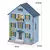 Diy mini casa de boneca de madeira com detalhes reais incríveis