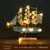 Modelo de barco de pirata, barco pequeno de madeira, decoração de bolo, barco na internet