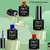 Kit de esmalte em gel com lâmpada uv, máquina elétrica de broca para unhas, k na internet