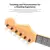 Guitarra estilo real infantil - 17 Polegada crianças brinquedo de guitarra elétrica com 4 cordas luzes led na internet