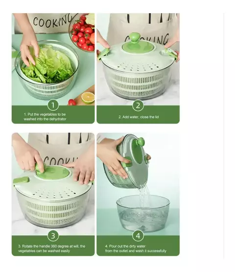 Escurridor Y Cortador De Verdura