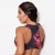 Top Nadador sem Bojo Cirrê Cor:Preto/Laranja/Rosa;Tamanho:G