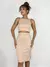 Conjunto Feminino em Ribana Regata e Saia Midi Daniele Ref. 1061 - loja online
