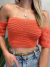 Cropped Feminino em Tricô Modal Ciganinha Raquel Ref. 1410 na internet