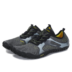 RUN TRAIL GRIS OSCURO - Tienda Barefoot