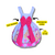 Vestido Infantil Barbie Rosa Luxo + Tiara - comprar online