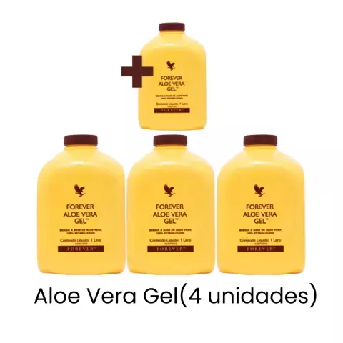 Forever Aloe Vera Gel( Kit com 4 unidades) - comprar online