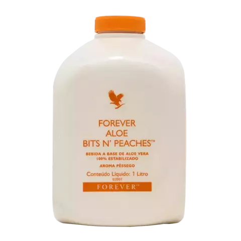 Suco Forever Aloe Vera Gel - Sabor Pêssego