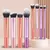 MakeUpGo – Kit de Escovas Portáteis para Maquiagem Diária (8 pcs)