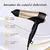 Secador de Cabelo Profissional 1800W – Preto/Dourado, 110/220V - Vérita Belle