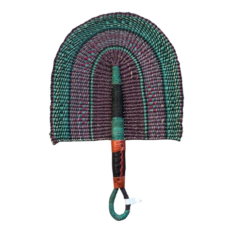 Leque Abebé Africano - Abano Artesanal