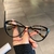 FFOrder Myopia Glasses HD Eye Protection Anti-Blue Light Plain Glasses