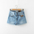 Distressed Three-Pocket Rolled Hem Jeans - loja online