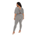 Imagem do Relaxed Twist Back Open Shoulder Solid Tone Two-piece Outfit