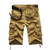 Men's Big Fit Multi-pocket Relaxed Camo Cargo Trousers