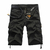 Men's Big Fit Multi-pocket Relaxed Camo Cargo Trousers - comprar online