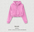 Vintage Single-Tone Pullover Zip-Up Hoodie Casual Cropped - Vellory Store