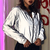 Lightweight Shiny Zip-Up Coat Ladies - online store