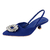 Sapatos de salto fino com design de tiras abertas na frente - comprar online
