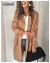 Imagen de Plain hue full-arm faux pocket relaxed jacket