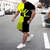 Modern 3D Printed Men's Two-Piece Outfit na internet