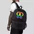 Imagem do Mochila Bolsa Básica Masculina Preta Estampado LGBT Duplo