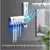Dispensador automático de massa dentária retrátil + suporte dental