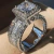 Inlaid Square Imitation Zircon Ring-Valentine's Day Proposal Ring - buy online