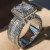 Inlaid Square Imitation Zircon Ring-Valentine's Day Proposal Ring on internet