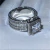Inlaid Square Imitation Zircon Ring-Valentine's Day Proposal Ring - Vellory Store