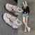 Sapatos de sola grossa com aumento de altura de 7 cm na internet