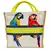 Bolsa De Praia Estampada Arara Feminina Sacola Luxo Várias Cores - Vellory Store