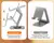 Suporte dobrável de metal para tablet, suporte de mesa para celular, ipad, ipho