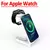 Suporte Carregador Sem Fio Rápido, 3 em 1 Estação de Carregamento, iPhone 15, - buy online
