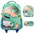 Mochila Escolar Infantil de Rodinhas Menina Menino Bolsa Resistente Impermeável - loja online