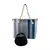 Kit Bolsa de Praia Cinza e Viseira Listrada Listras Barata Viagem Verão - online store