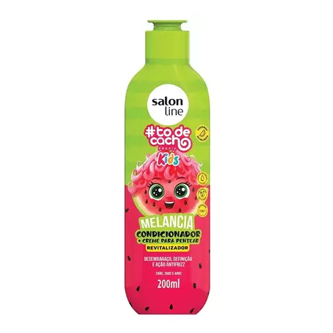 Condicionador + creme para pentear revitalizador melancia salon line 200ml