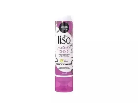 meu liso proteção total condicionador salon line 300ml