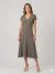Vestido midi textura - Tallinn | Básicos Confortáveis