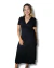 Vestido midi mc transpassado liso modal - Tallinn | Básicos Confortáveis