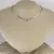 Colar 40cm Fita 4mm Inicial Prata