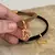 Choker 35cm Camurça Cavalo