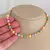 Choker 35cm Bolinhas Colorias