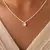 Colar Feminino de Prata Esterlina com Pingente de Pedra Moissanite - Lunnare