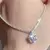 Colar Feminino de Prata Esterlina com Pingente de Pedra Moissanite na internet